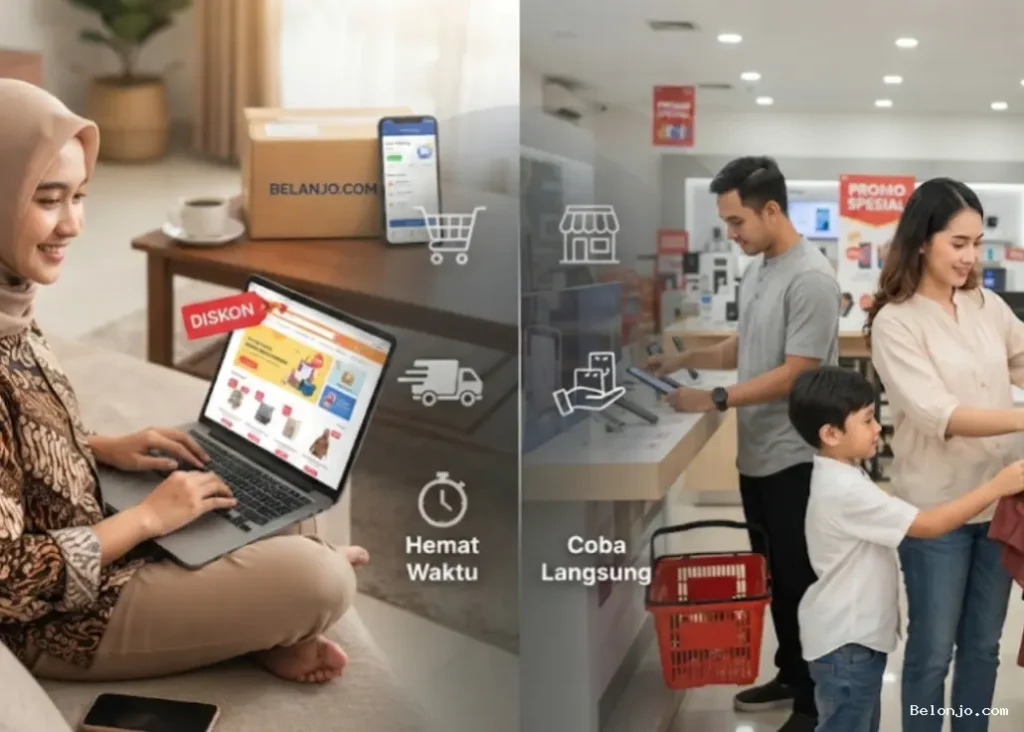 Belanja Online atau Offline, Mana yang Lebih Hemat? Ini 5 Perbedaannya