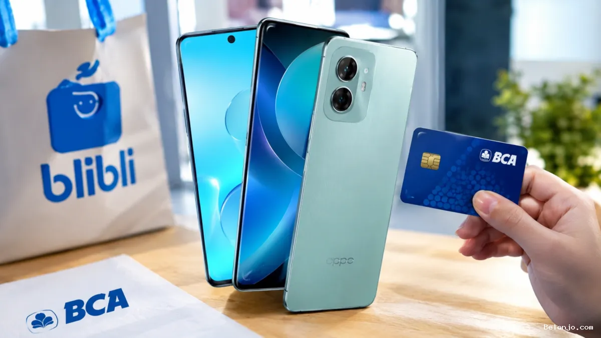 Promo BCA Diskon Rp800 Ribu untuk OPPO Reno16 F 5G